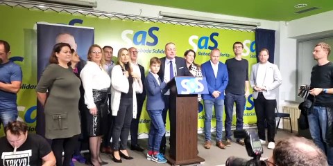 Brífing J.Drobu po sčítaní 50 % hlasov