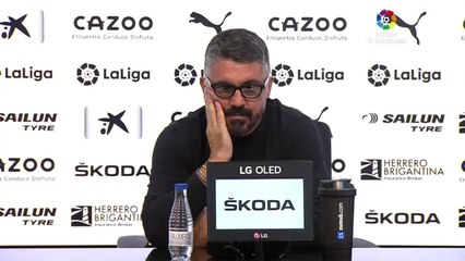 La respuesta de Gattuso a la apreciación de Xavi sobre el juego del Valencia vs. Barça