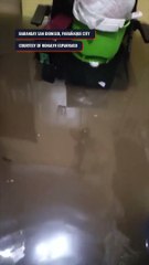 Knee-deep flood in Barangay San Dionisio, Parañaque City