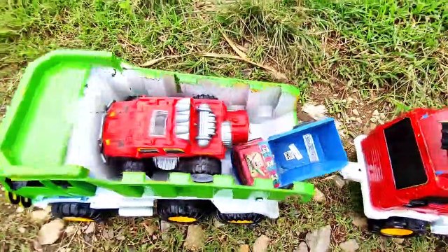 Mobil Truk Tronton Panjang Penuh Mobil Mobilan Truk, Mobil Molen, Mobil Balap, Mobil Beko, Excavator