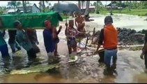 The body is still buried even though it's flooded