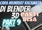 cara membuat kacamata di Blender 3D PART 9 (Bagian Memberi Material Warna & Menggandakan Objek)