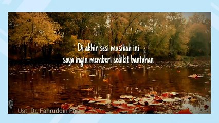 Menderita membuat kita sadar akan sesuatu