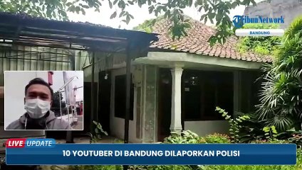 Buntut Buat Konten Horor di Rumah Kosong Tanpa Izin 10 Youtuber di Bandung Dilaporkan ke Polisi