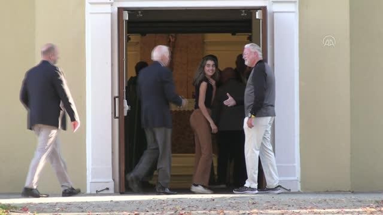 ABD Devlet Başkanı Joe Biden ve torunu Natalie St. Josep Kilisesi'nde ayine katıldı