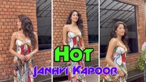 Janhvi Kapoor Looks Gorgeous In Backless MaxiFlaunts Her Huge Sexy Figure ||