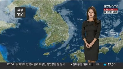 [날씨] 휴일 낮 동안 온화…동해안 비 조금