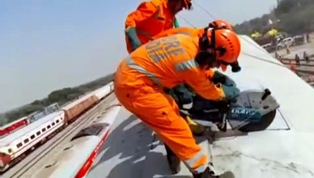 मॉक ड्रिल से परखी रेल हादसे से निपटने की तैयारी