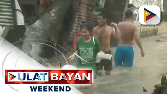 Lebel ng tubig sa ilang barangay sa Quezon City, umabot sa lampas tao ang lalim