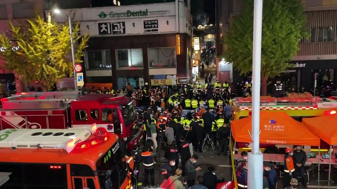 Mehr als 150 Tote und viele Verletzte bei Massenpanik in Seoul