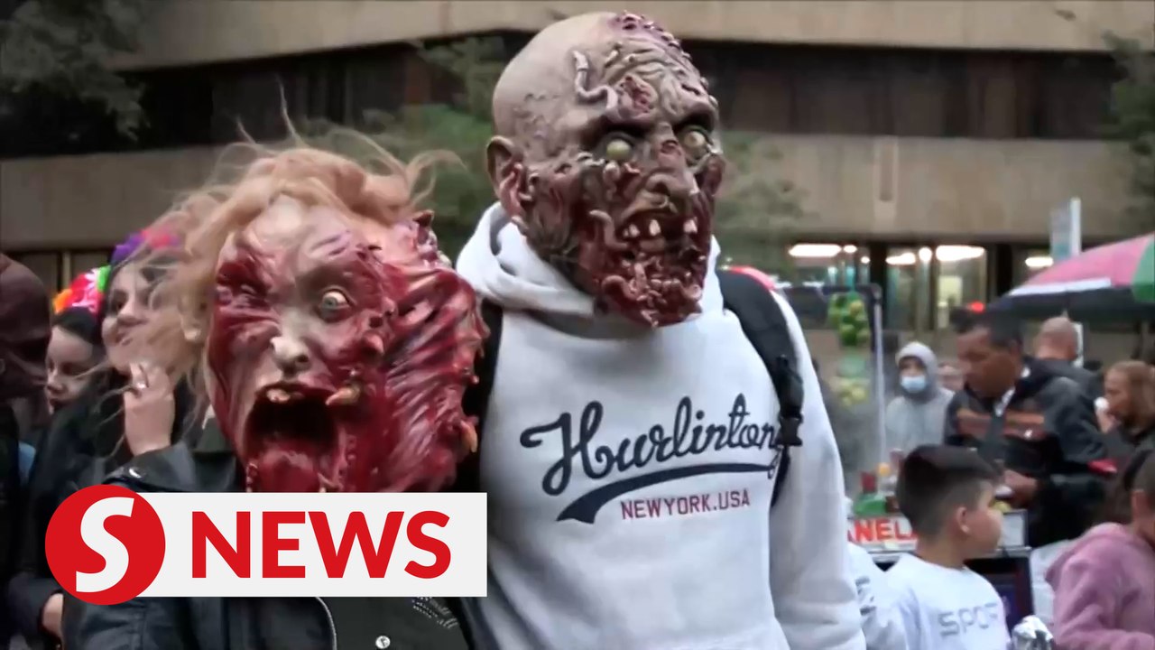 Halloween and Day of the Dead celebrations in Mexico, Colombia and the US