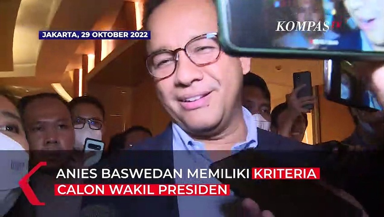 Anies Baswedan Ungkap Tiga Kriteria Cawapres yang Akan Menjadi Pendampingnya, Apa Saja?