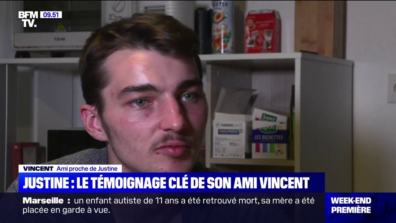 Meurtre de Justine Vayrac: son ami Vincent raconte les heures après sa disparition