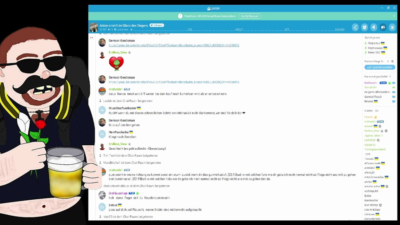 #RentnerPaltalk 1 Thema: Bonze ALEXA und ihr marokkanische Lustprinz