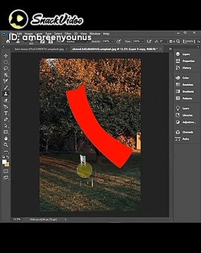 How to remove an object in Adobe Photoshop