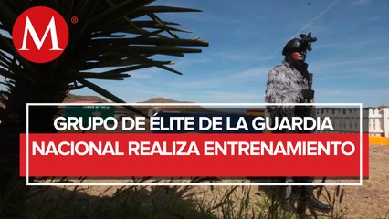 Así es el adiestramiento del grupo élite de Guardia Nacional