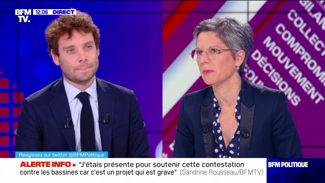 Sandrine Rousseau sur Sainte-Soline: C'est un projet qui est grave