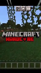 I Am Playing Minecraft PE, but in Hardcore Mode