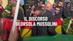 Predappio, il discorso di Orsola Mussolini