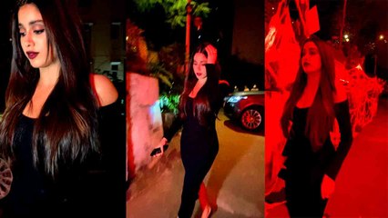 Janhvi Kapoor पहुंची  Friend Orry की Halloween Party में, Party से पहले ही नशे में थी Janhvi Kapoor?