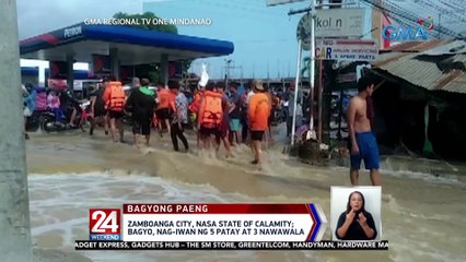 Zamboanga City, nasa state of calamity; bagyo, nag-iwan ng 5 patay at 3 nawawala | 24 Oras Weekend