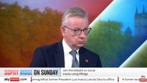 Michael Gove says Suella Braverman is ‘first-rate’ politician whom he ‘admires a lot’