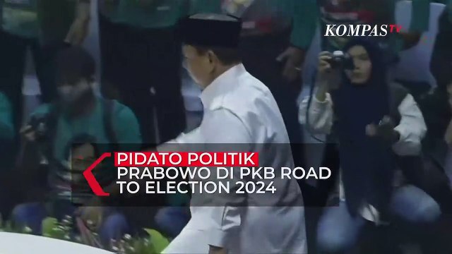 [Full] Pidato Lengkap Prabowo Subianto di PKB Road to Election 2024