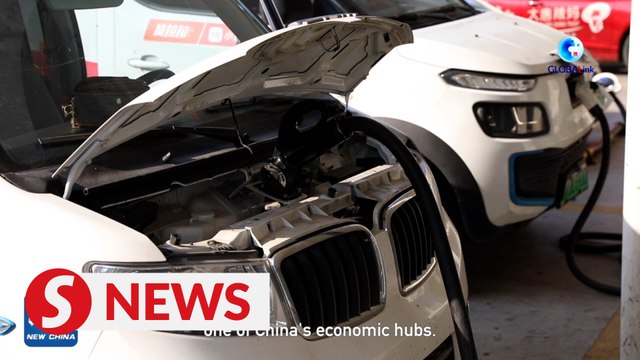 China charges ahead for green development as NEV charging piles boom