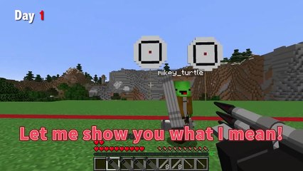 I Survived 100 Days Of Attack On Titan | Minecraft