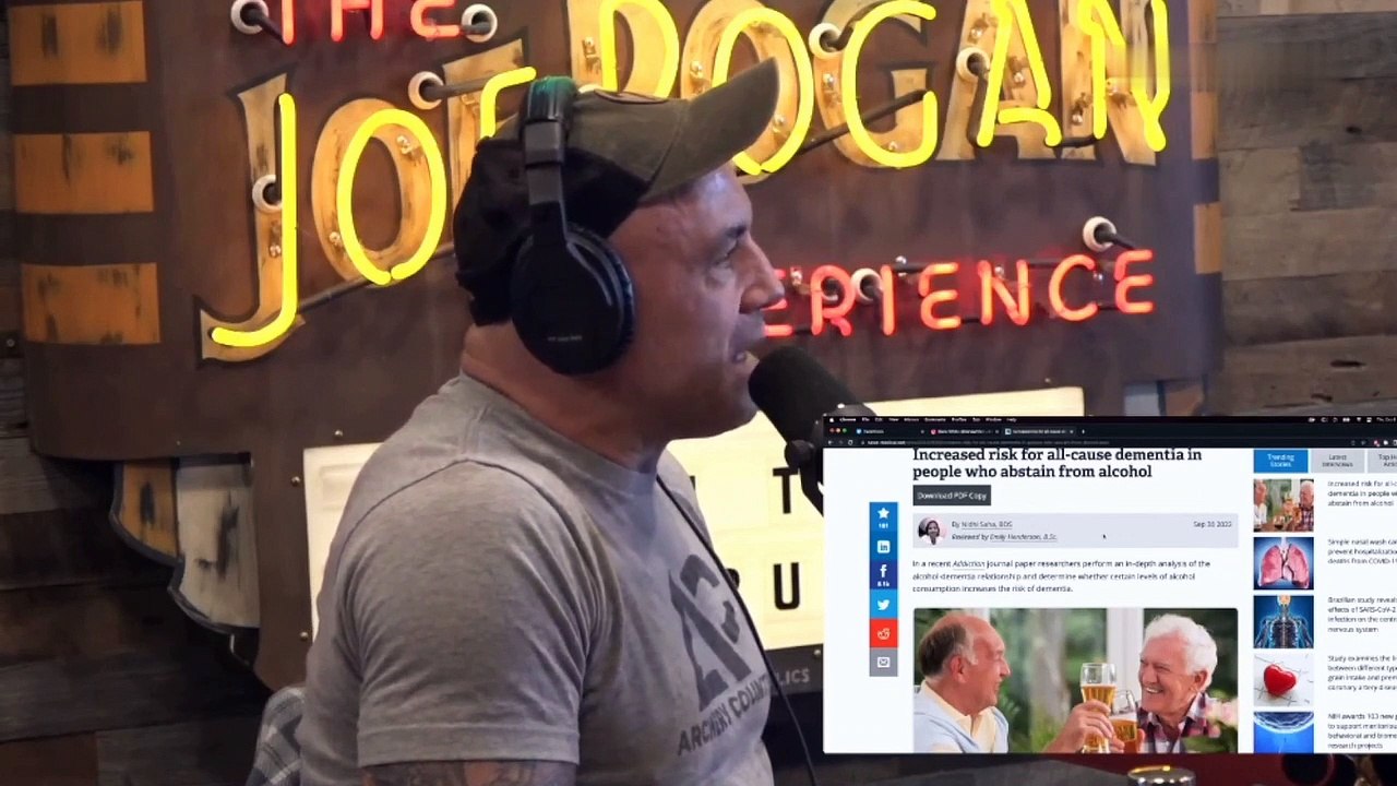 Joe Rogan And Crew Discuss The Benefits Of Non-Absenance From Alcohol ...