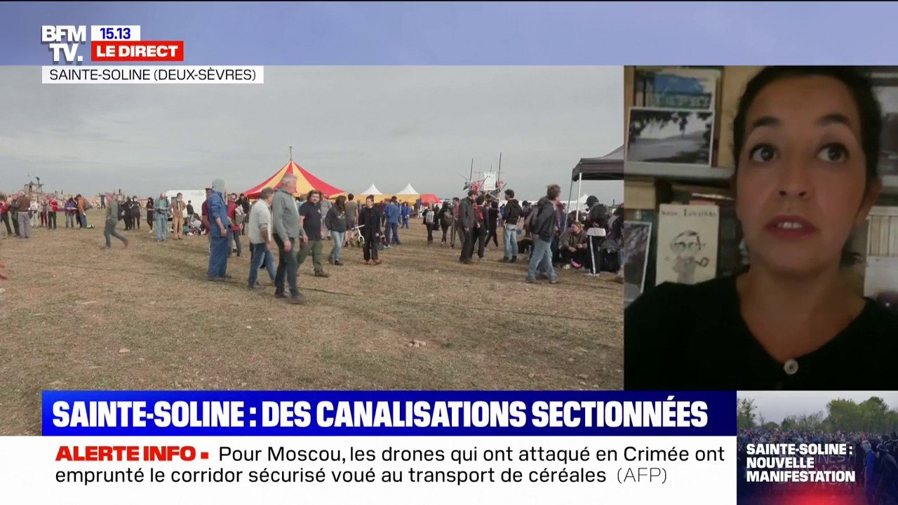 Bassines de Sainte-Soline: "Ce sont des fausses solutions", affirme l'eurodéputée écologiste Karima Delli