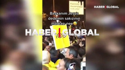 Taraftardan Ali Koç'a: Başkanım asla yalnız yürümeyeceksin. Başkanım, Jesus'un sakızının markası ne?