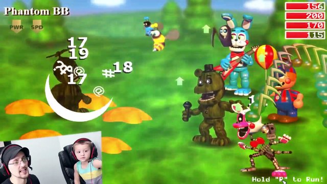 ♫ FNAF WORLD ♫ #3- THE PHANTOM BUNCH! w_ FGTEEV Duddy & Chase (More Talk, Less Gameplay)