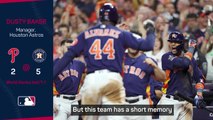Astros have a 'short memory for bad games' - Baker