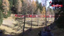 تشكيل أطول قطار ركاب في العالم في جبال الألب