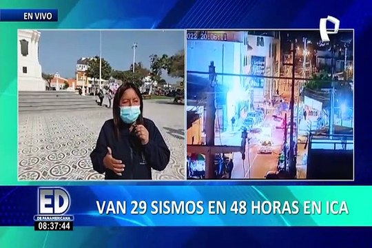 Ica: cerca de 30 sismos sucesivos tienen en alerta el sur de Perú