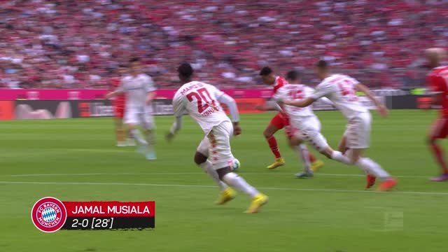 Musiala scores again as Bayern hit six past Mainz