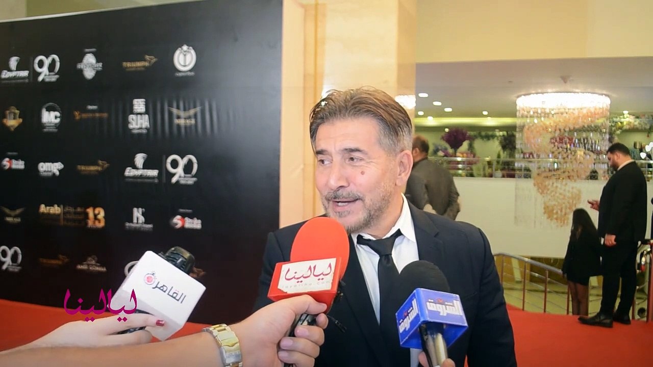 مهرجان الفضائيات العربية-عابد فهد: اشتقت لمصر وبحب الكشري وأشرب شاي على القهوة