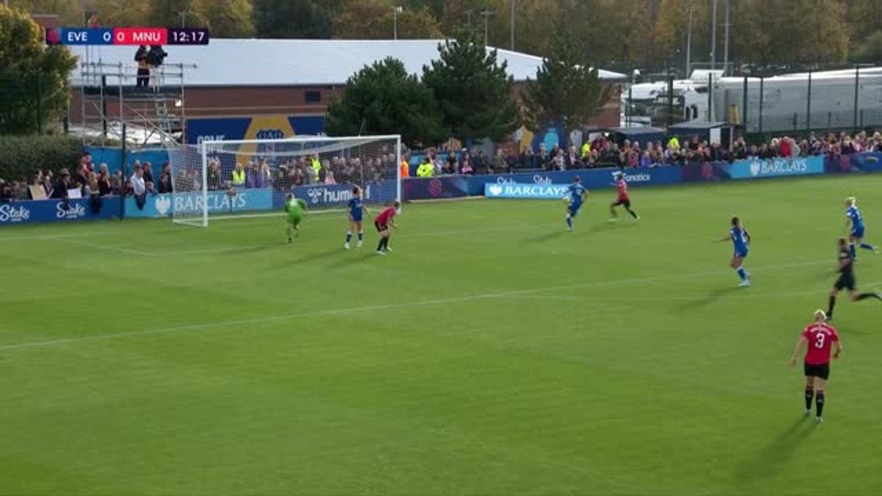 Man United comfortably beat Everton to maintain perfect WSL start