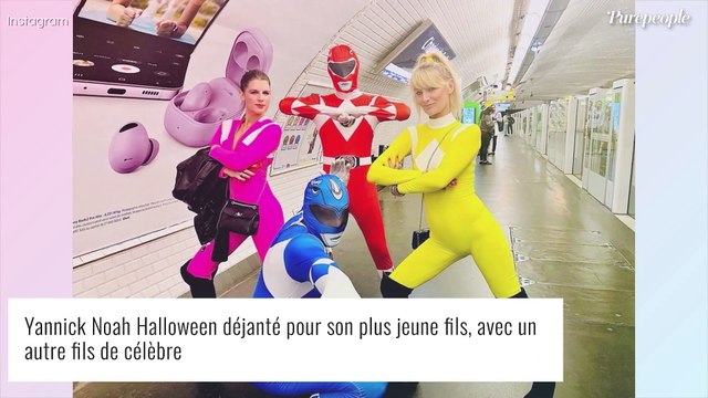Yannick Noah : Son fils Joalukas en Power Rangers en plein Paris, pour faire la fête avec un autre célèbre fils de
