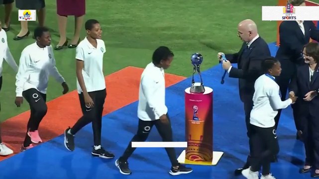 India 2022 FIFA U17 Women's World Cup | 3rd Place Final | Nigeria vs Germany | 3 [3] - 3[2] | Penalty Shootout And Bronze Medal Presentation
