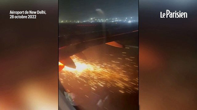 Le moteur d'un Airbus A320 prend feu lors de son décollage à New Delhi