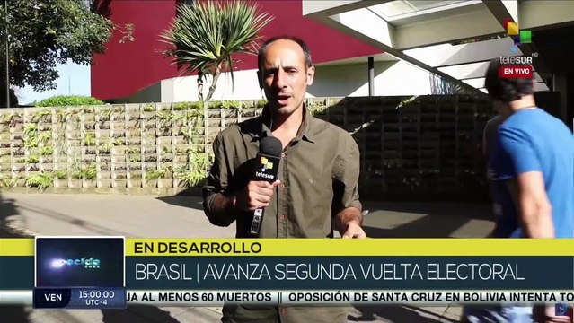 Flujo de votantes aumenta en la región de São Paulo a pocas horas del cierre de los comicios