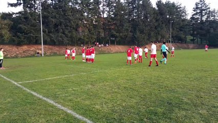 LE BUT DE CÉDRIC BASSET SUR UN COUP FRANC JOUÉ À DEUX FACE À ASSU DIMANCHE 30 OCTOBRE 2022