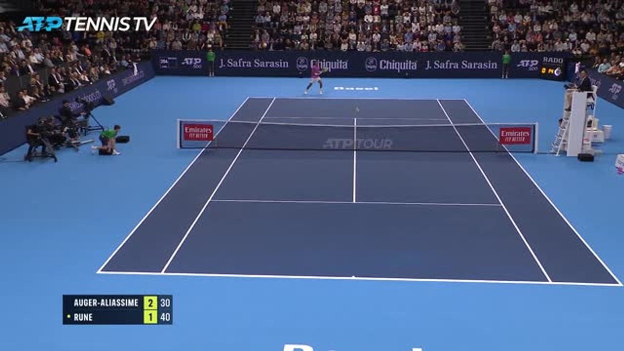 Auger-Aliassime wins third straight ATP title in Basel