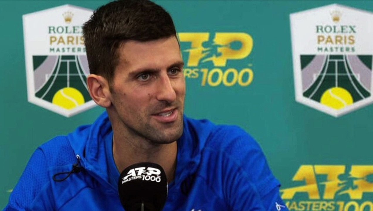 ATP - Rolex Paris Masters 2022 - Novak Djokovic : "J'aime ce tournoi, j'ai toujours bien réussi et j'espère poursuivre sur cette lancée"