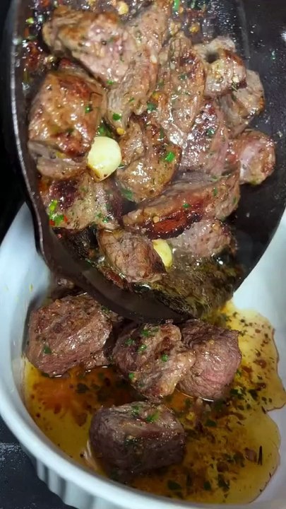 Steak Bites with compound butter Everyday Cooking Recipes