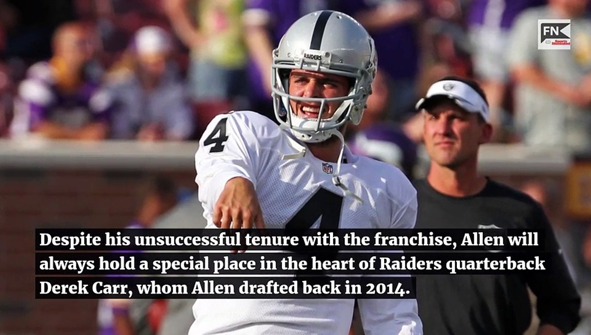 Saints coach Dennis Allen says Derek Carr shows 'great command and