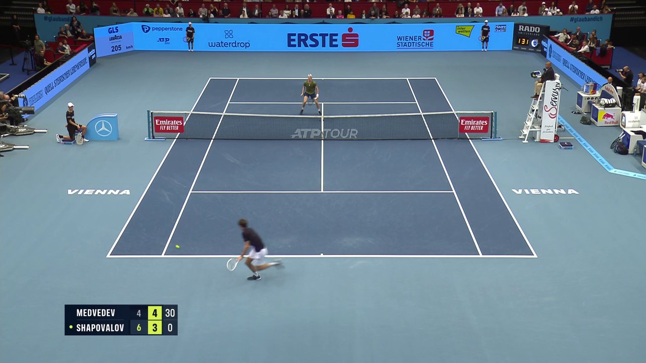 Medvedev v Shapovalov | Vienna Open Final | Match Highlights