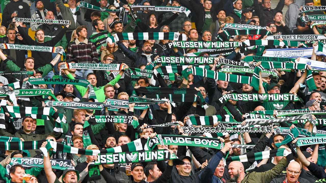 6:1 in Düsseldorf: Preußen Münster in Torlaune und wieder Spitzenreiter